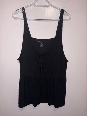 American Eagle "Soft & Sexy" Ribbed Babydoll Tank